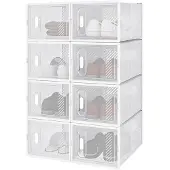OEM Transparente Schuhbox - 8 Stück - Stapelbar