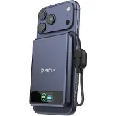 Bmx B939-05-BU - Powerbank, Solid-State, Feststoff, 5000 mAh, MagSafe, blau