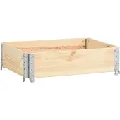 Syfax Hochbeet 60x80 cm Kiefer Massivholz