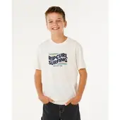 Rip Curl RipCurl Streamline BIG Logo Tee-boy bone (3021) 12