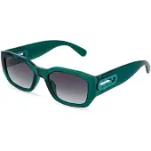Furla SFUB07 Verde petrolio trasparente 54/20/140 Damen Sonnenbrillen