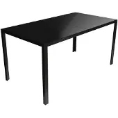 Linder Exclusiv GmbH Tisch Gartentisch Esstisch Outdoor Glastisch Gartenmöbel 150 cm