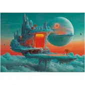 Educa Puzzle - - Planet aus Feuer und Eis - 1000 Teile - 48 x 68 cm - ab 12 Jahren