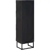 vidaXL Highboard Schwarz 35 x 30 x 120 cm