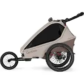 Qeridoo Kidgoo 1 Pro Gen 2 - Kinderfahrradanhänger für 1 Kind