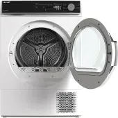 Sharp KD-NHA8S6GW1D-DE Wärmepumpentrockner, 8 kg, BubbleDrum, LED-Trommellicht, WaveCabinet, 15 Programme