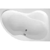 Aqualine Raumspar Badewanne 150 x 105 x 45 cm, CIDLINA, rechts, weiß