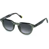 Sting SST578V Verde trasparente lucido 48/22/145 Herren Sonnenbrillen