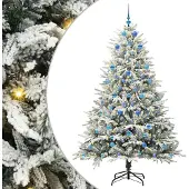 vidaXL Maren (mit 300 LEDs und 120 blauen Kugeln)