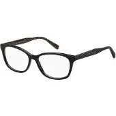 Tommy Hilfiger Damen TH 2108 7YQ Rahmen von BRILLEN Acetat Schwarz/Braun Quadratisch