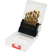 YATO DRILL SET FOR METAL HSS-TiN 19 pcs. 1-10 mm.