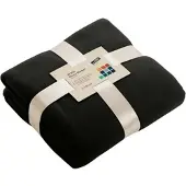 James & nicholson Fleece Decke JN950 black one size