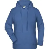 James & nicholson Damen Raglan Kapuzen Sweater Hoodie 8023 light denim melange S