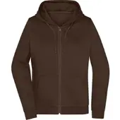 James & nicholson Damen Kapuzen Sweatjacke JN755 brown L