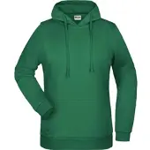 James & nicholson Damen Kapuzen Sweater Hoodie JN795 irish green L