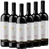 Colomba Bianca Bio-Merlot Sicilia DOC Italien trocken - 6er Karton
