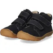 Pepino by Ricosta Lauflernschuh "CHRISY, WMS: mittel", Mädchen, Gr. 25, Leder, blau (navy), Schuhe Lauflernschuh, Klettschuh, herausnehmb. Innensohle, Größenschablone zum Download