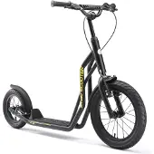 Star Scooter Tretroller Kinderroller ab 8 Jahre | 16 Zoll 12 Zoll Mixed Edition | Schwarz