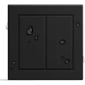 Senic Friends of Hue, Leiter, Kabellos, Schwarz, Polycarbonat (PC), 2-Wege, ZigBee, 2400 MHz