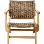 Cinas Loungestuhl »Eya«, BxHxT: 68 x 68 x 82 cm, Teakholz, braun