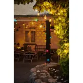 Sirius LED-Lichterkette Tobias, Erweiterung, klar, 10-fl. L. 4,5 m Tobias, klar / transparent, Kunststoff