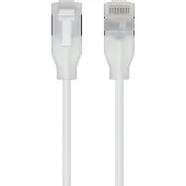 Ubiquiti UACC-Cable-Patch-EL-C6A-2M-W, 2 m, Cat6a, RJ-45, RJ-45, Durchscheinend, Weiß