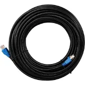 Dsit DANICOM CAT6 Kabel für den Aussenbereich UTP – 40 Meter – Schwarz