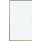 Vente-unique Badewannenwand, goldfarben – 70 x 140 cm – Hartglas – BRADENTON