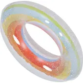 JILONG Schwimmring „Bunter Glitzerring“