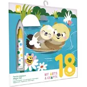 Janod magische Filz Kuscheltiere - Kreativset für Kinder