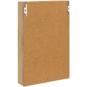 vidaXL Badezimmer-Wandschrank Kunsthandwerk Eiche 40 x 10 x 60,5 cm