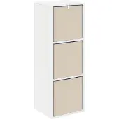 vidaXL Sideboard mit Schubladen Weiß 35 x 32 x 99,5 cm