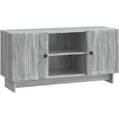 vidaXL TV-Schränk 102 x 34,5 x 50 cm Grau Sonoma Holzwerkstoff