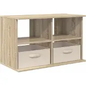 vidaXL TV-Ständer mit Schubladen Sonoma-Eiche 79 x 40 x 48 cm