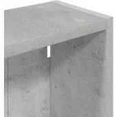 vidaXL Badezimmer-Wandschrank Betongrau 30 x 14 x 70 cm Holzwerkstoff