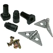 ABB Edelstahl-Deckelscharniersatz - 4TBO851268C0100