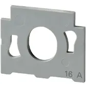 Eaton 16A Adapterplatte für Pasco Paco Grau - 1713624