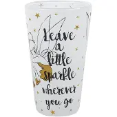 Abysse Corp Disney Large Glass 400ml Tinkerbell Gold Glitter