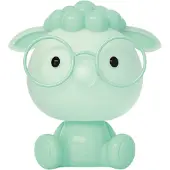 Luxus Europe - Nachtlampe Kinderzimmer Sheepy Mintgrün - Draadloos LED Nachtlampje Kinderen - USB-C Oplaadbaar