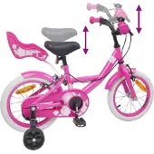 vidaXL Kinderfahrrad 16 Zoll für 4-6 Jahre alt Rosa
