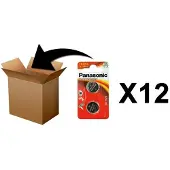 Panasonic 12x Knopfzelle Lithium CR2016 2er Blister 3V CR-2016EL/2B