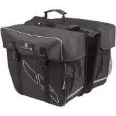 Famanu Fahrradtasche Amsterdam Double 30L Schwarz - Robust und Geräumig