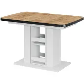 Vicco Esstisch Fenaro Goldkraft Eiche/Weiß 120 x 80 cm, Model 59609