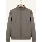 Gentiluomo Herren Jacken Jacket Material Mix - Taupe - Größe XXL
