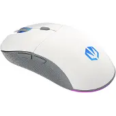 Endorfy GEM Plus Wireless Onyx White, Beidhändig, Optisch, RF Wireless + USB Type-C, 26000 DPI, Weiß