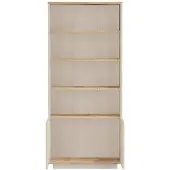 Vente-unique Bücherregal Lotula Beige Naturfarben Hell 75.5 cm