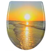 Helloshop26 - WC-Sitz mit Soft-Close-Deckel thermisch härtend Sunrise 19_0000729