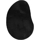 vidaXL Bereichsteppiche HUARTE Schwarz 100 x 200 cm Polyester