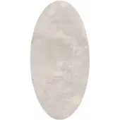 vidaXL Bereichsteppiche Oval HUARTE Sand 80 x 150 cm 100 %Polyester