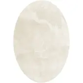 vidaXL Bereichsteppiche Oval HUARTE Creme 160 x 230 cm 100 %Polyester
